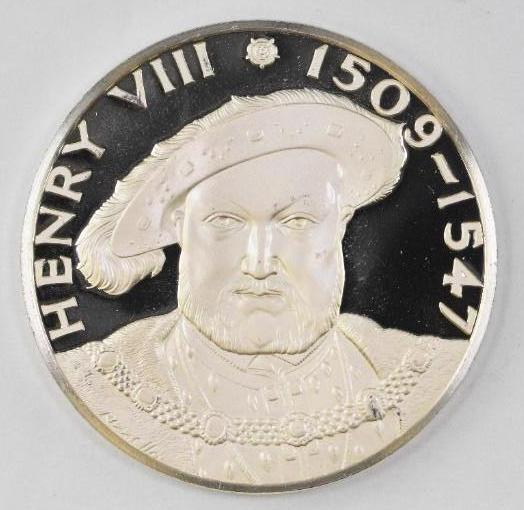 Franklin Mint Kings of England 1.25oz. Sterling Silver (1 of 2)