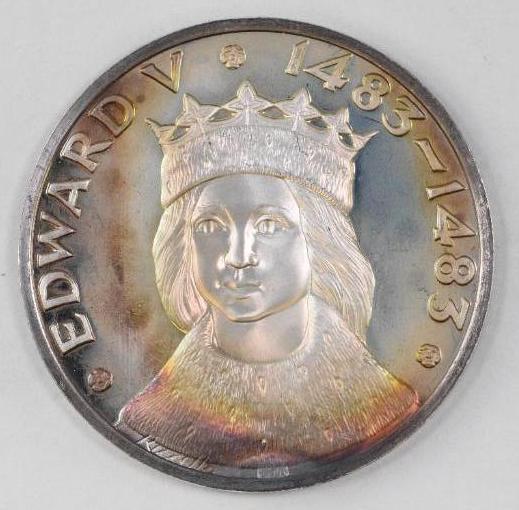 Franklin Mint Kings of England 1.25oz. Sterling Silver (1 of 2)