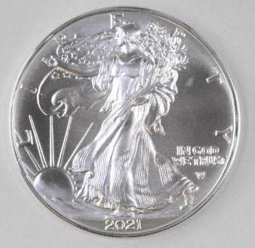 2021 American Silver Eagle 1oz Type 2 (1 of 2)