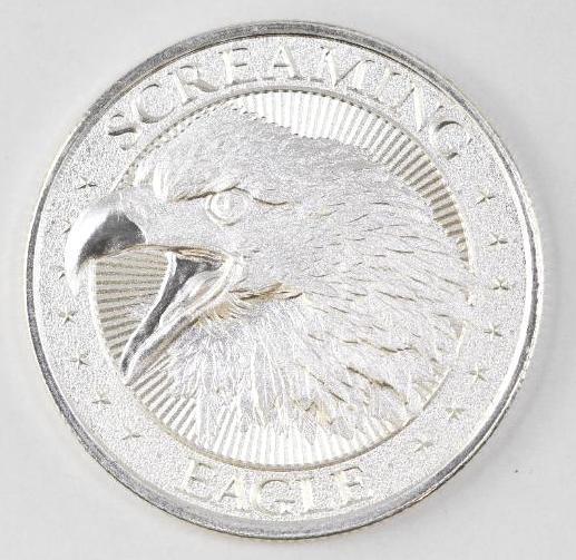 2021 Intaglio Mint Screaming Eagle 1oz. .999 Fine (1 of 2)