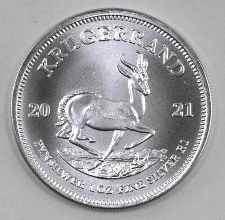 2021 South Africa Krugerrand 1oz. Fine Silver (1 of 2)