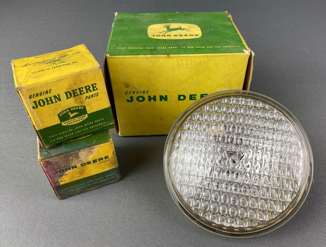 Group of John Deere Mower Parts: Includes light and ledger plate rivets