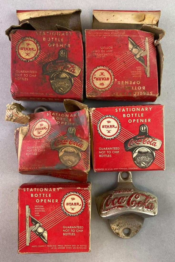 Group of 6 Coca Cola Wall Mounted Bottle Openers (1 of 5)