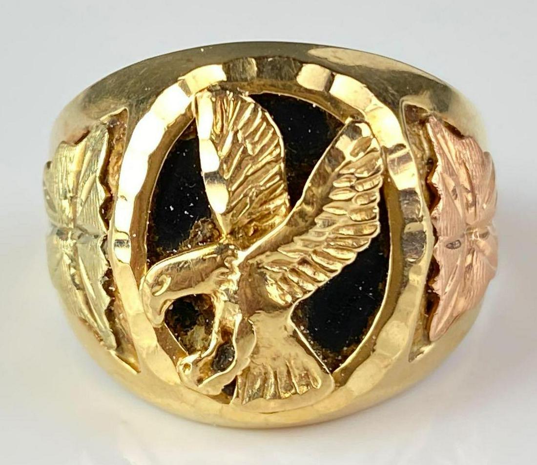 Black hills gold eagle ring deals