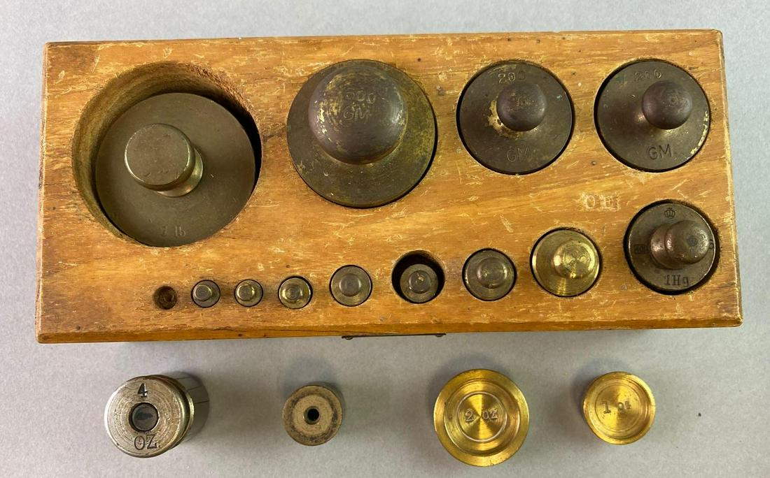 Group of Scale Weights by Chicago Apparatus Company (1 of 3)