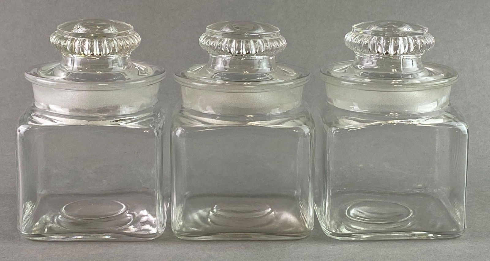 Group of 3 Glass Jars (1 of 2)