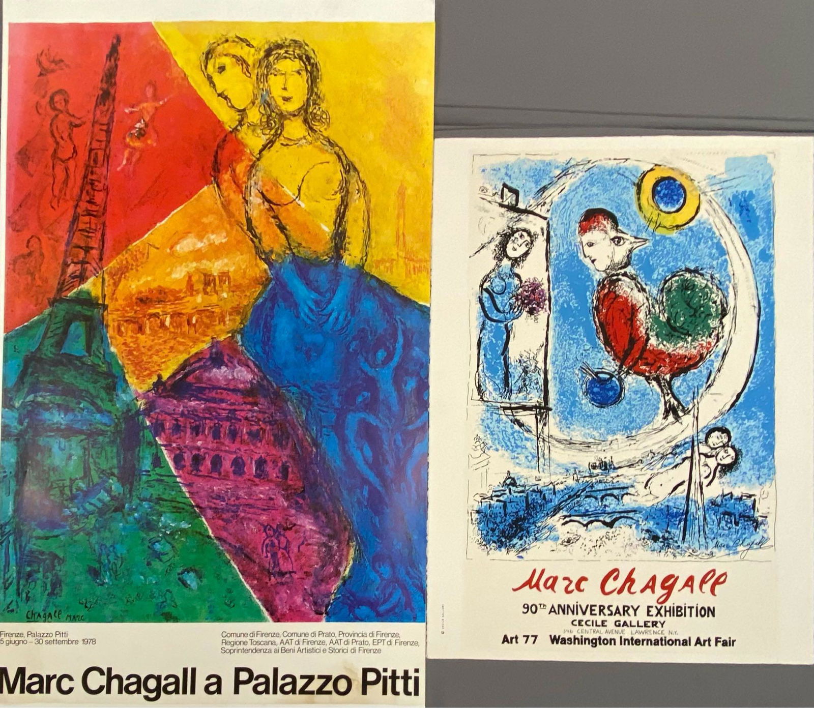 Group of 2 Marc Chagall Posters (1 of 4)