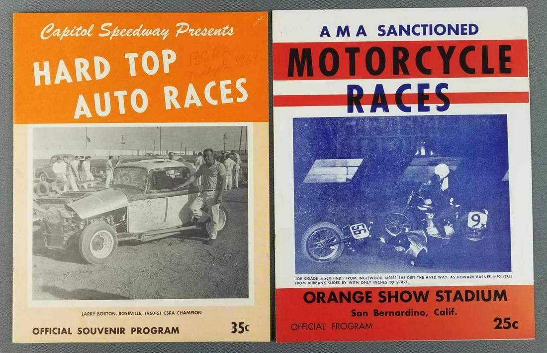 2 1960's racing programs (1 of 2)