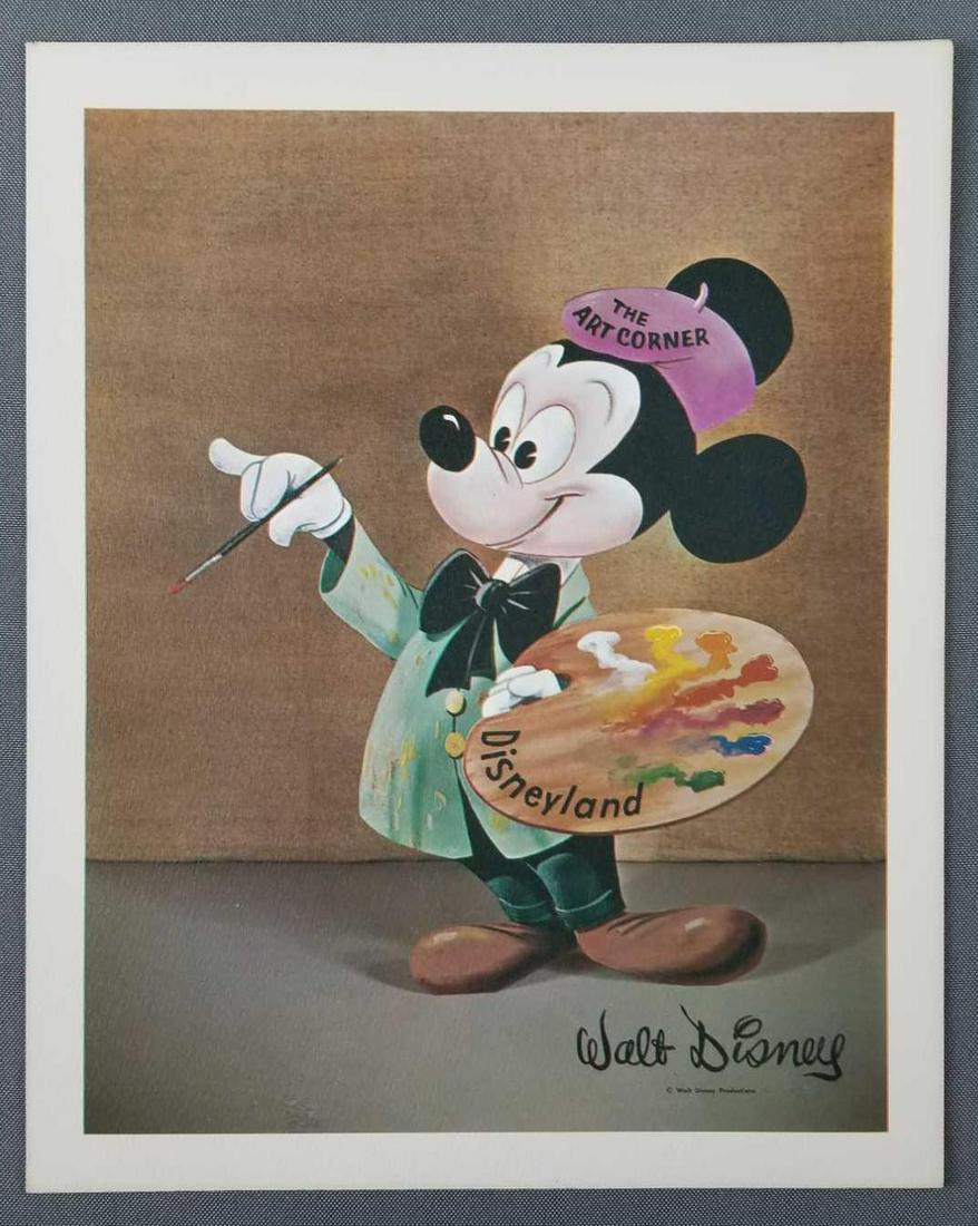 Disneyland Art Corner display sign (1 of 3)