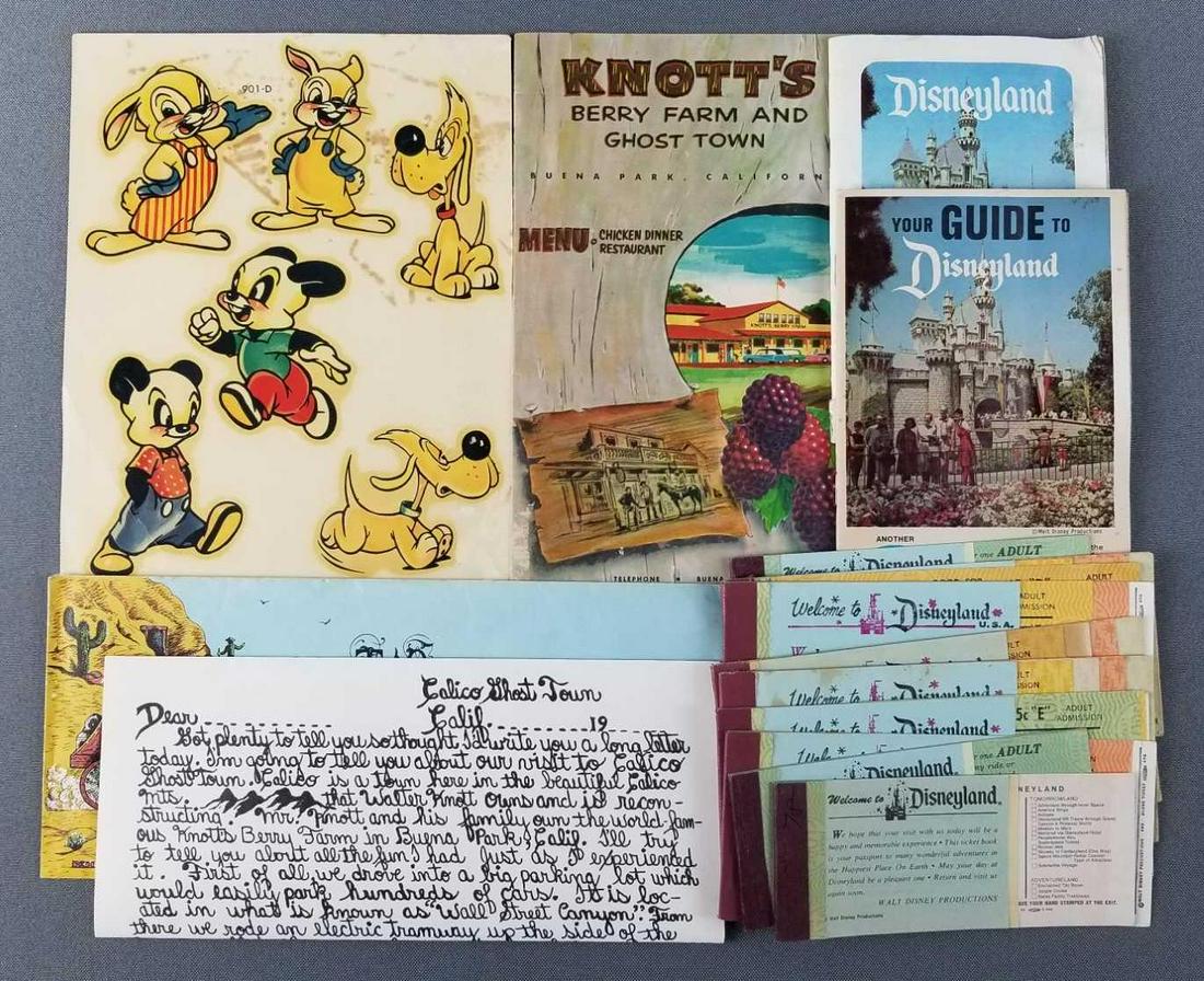 Group of Disneyland, Knotts berry farm items (1 of 4)