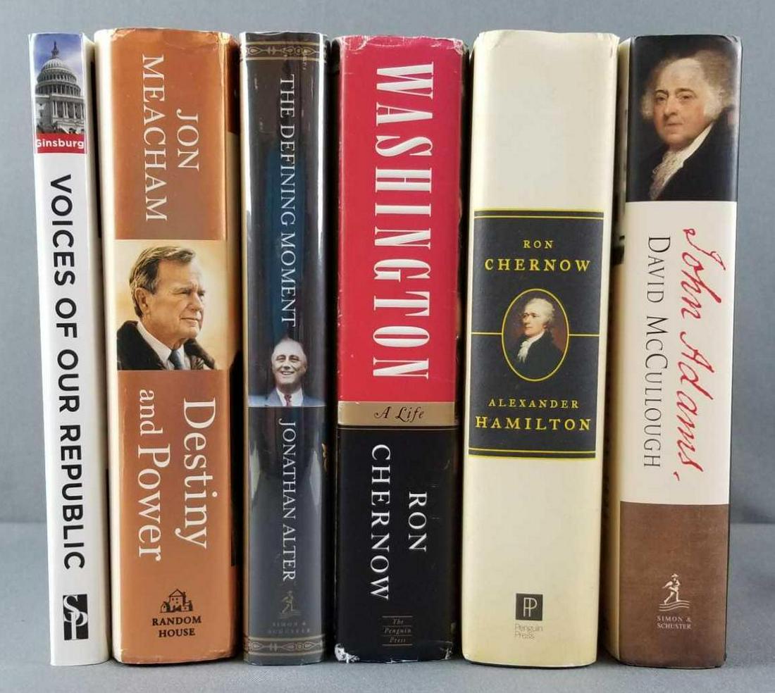Signed lot of 6 books authored by noted Historians (1 of 9)