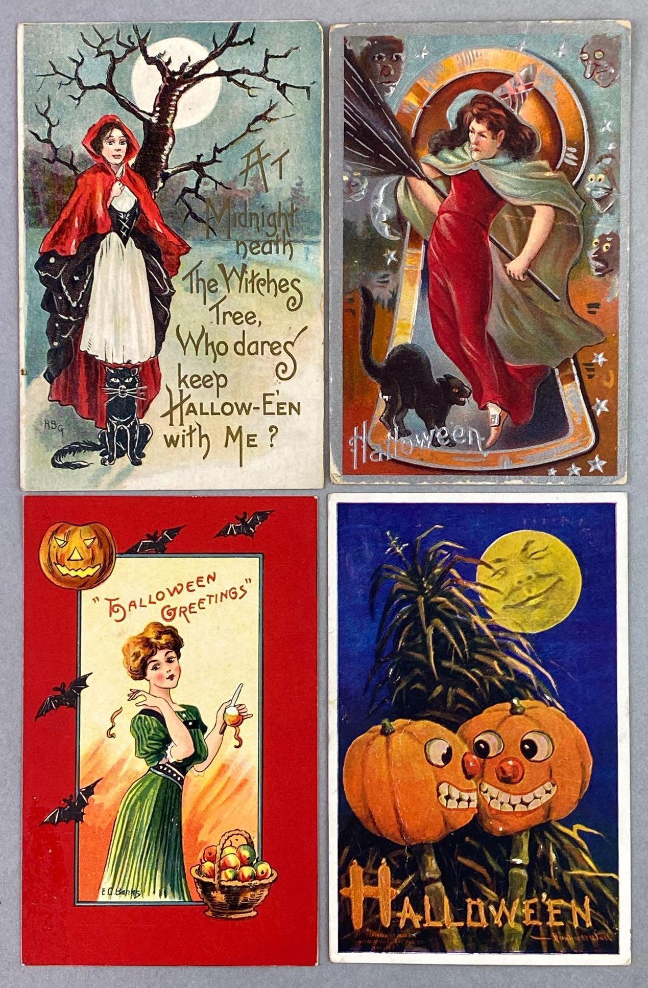 Postcards-Halloween Artist Signed (1 of 2)