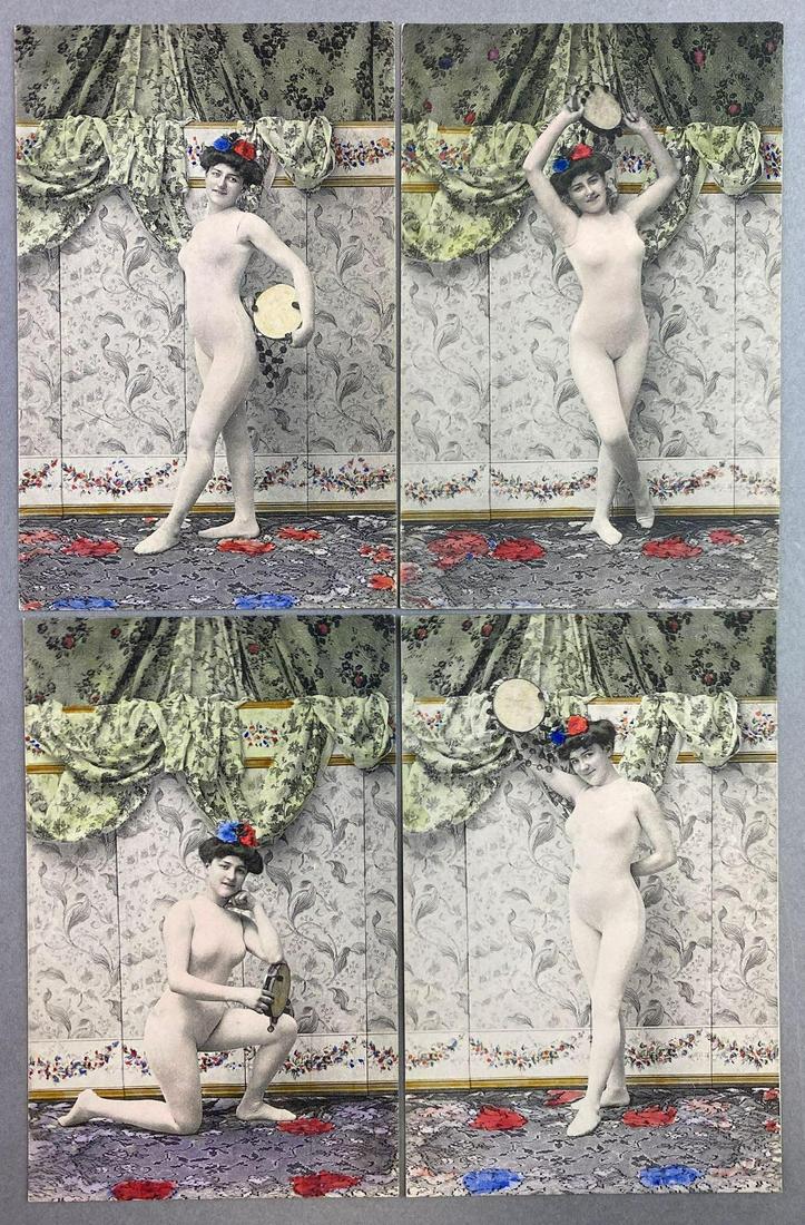 Postcards-Risque Lady in Body Suit (1 of 3)