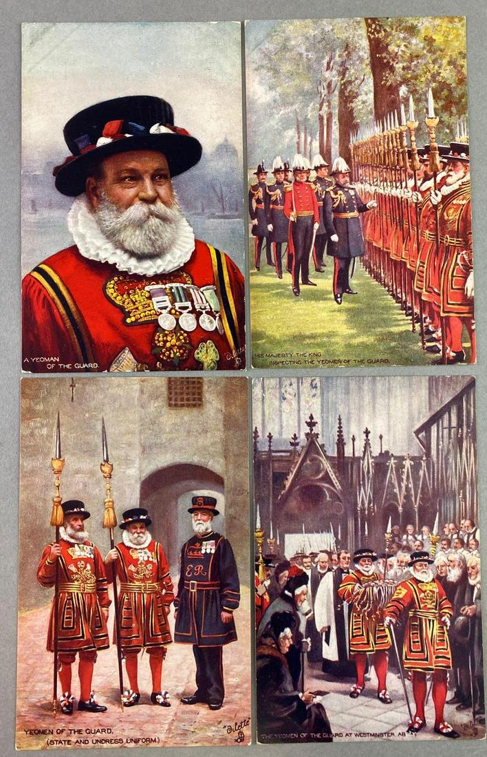 Postcards-British Military Yeoman of the Guard Series (1 of 3)
