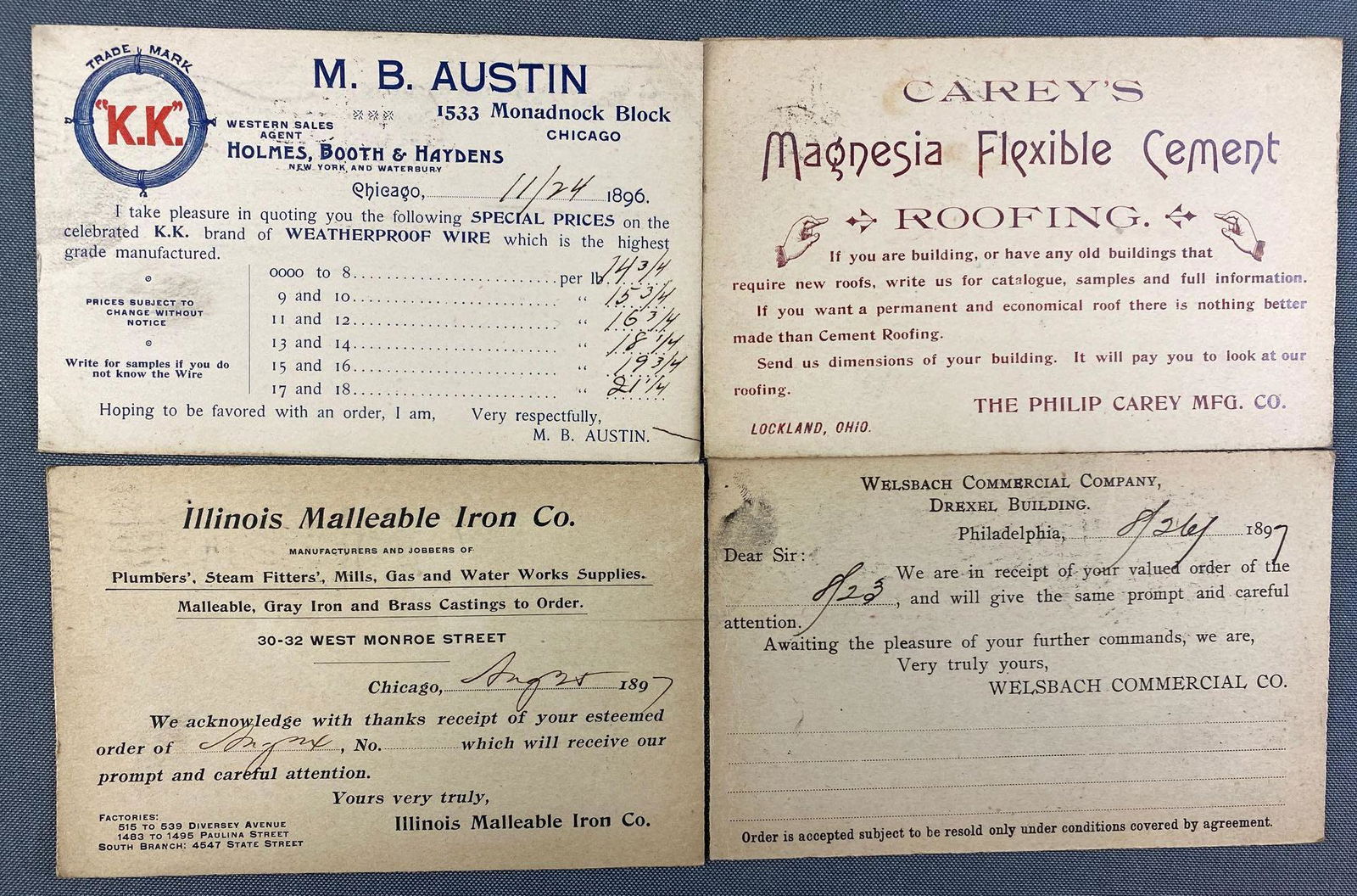 Postcards - Advertisements (1 of 5)