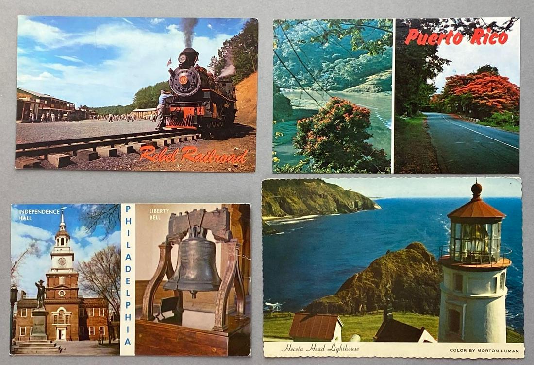 Postcards-States Linen Real Photo (1 of 4)