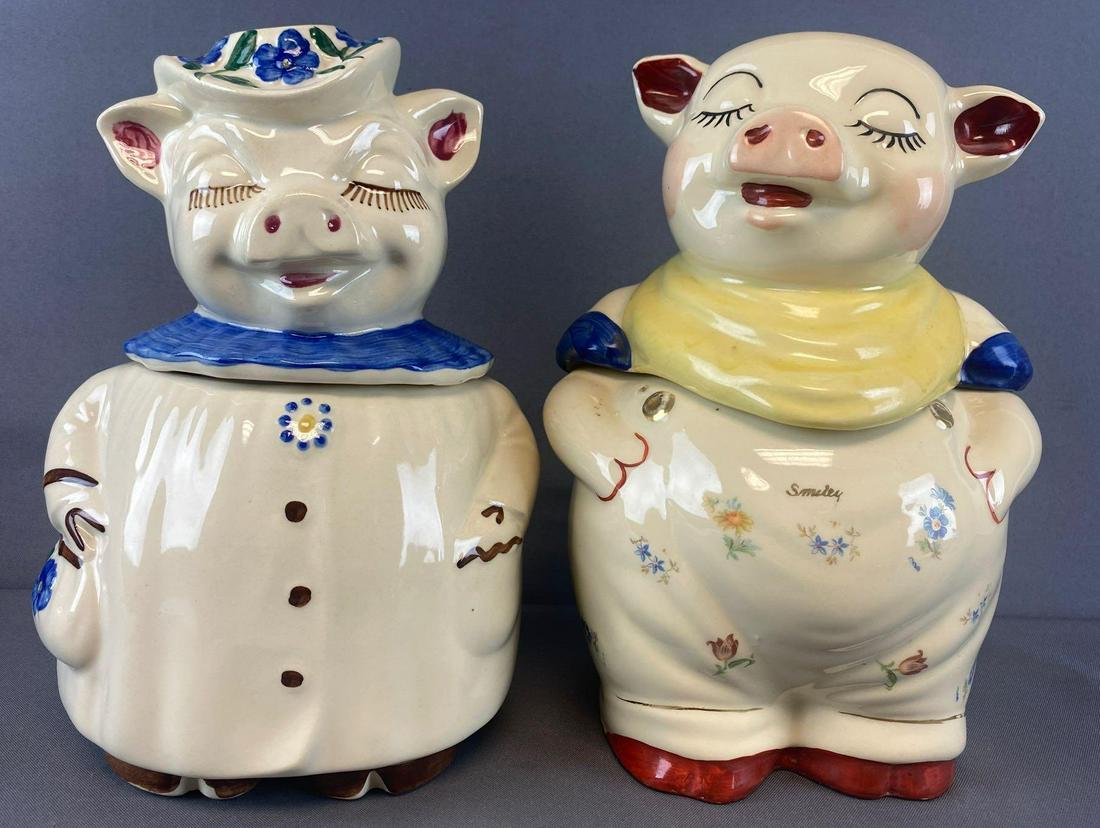 Group of 2 Shawnee Pottery cookie jars-Smiley and (1 of 11)