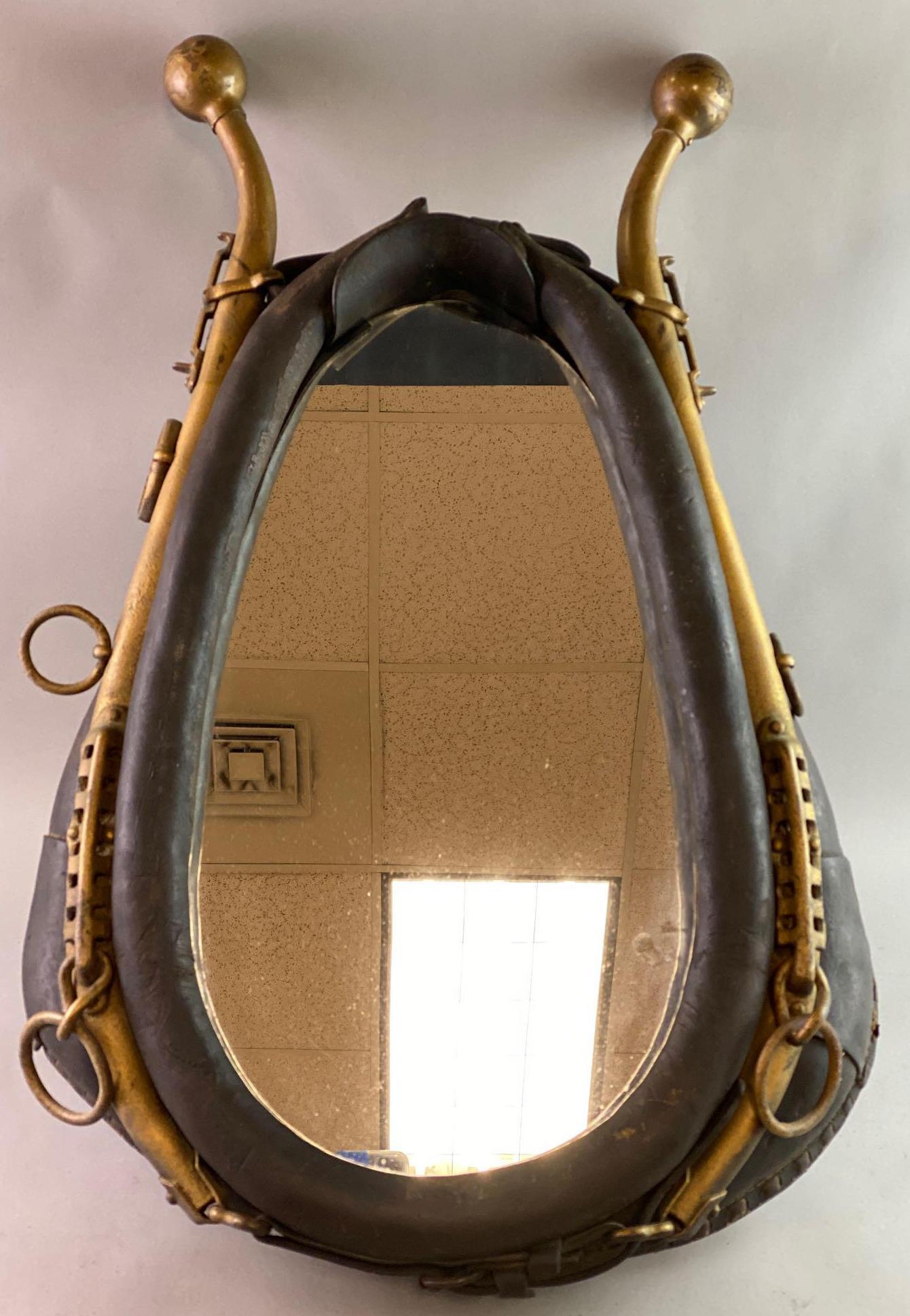Antique Horse Collar Mirror (1 of 1)