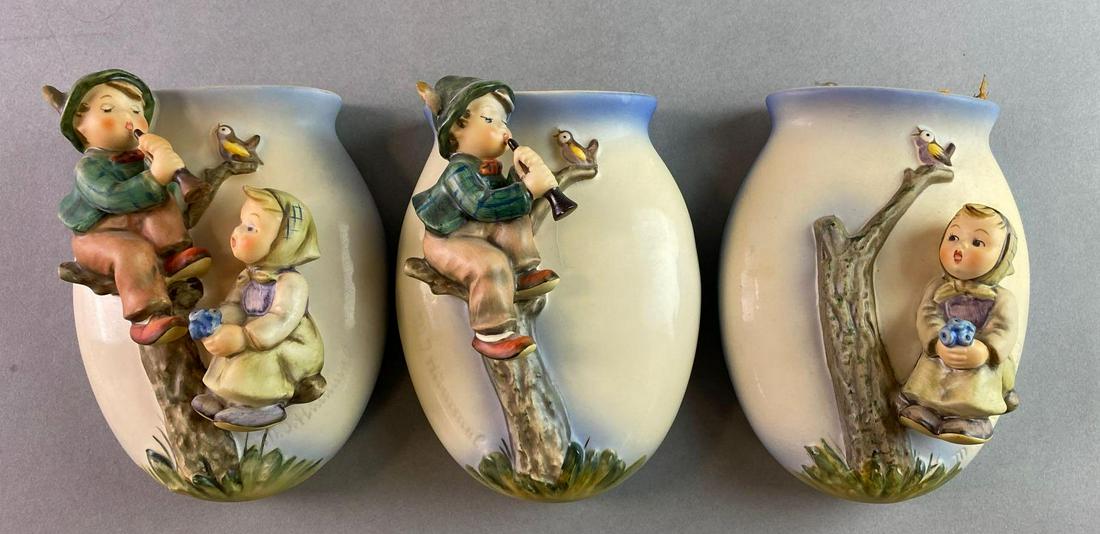 Group of 3 Hummel Wall Vases (1 of 2)