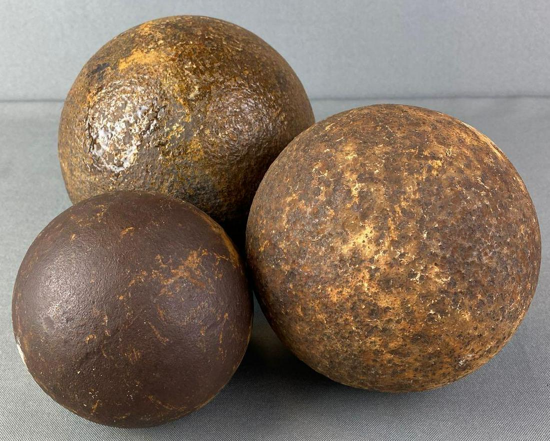 Group of 3 Cannon Balls (1 of 5)