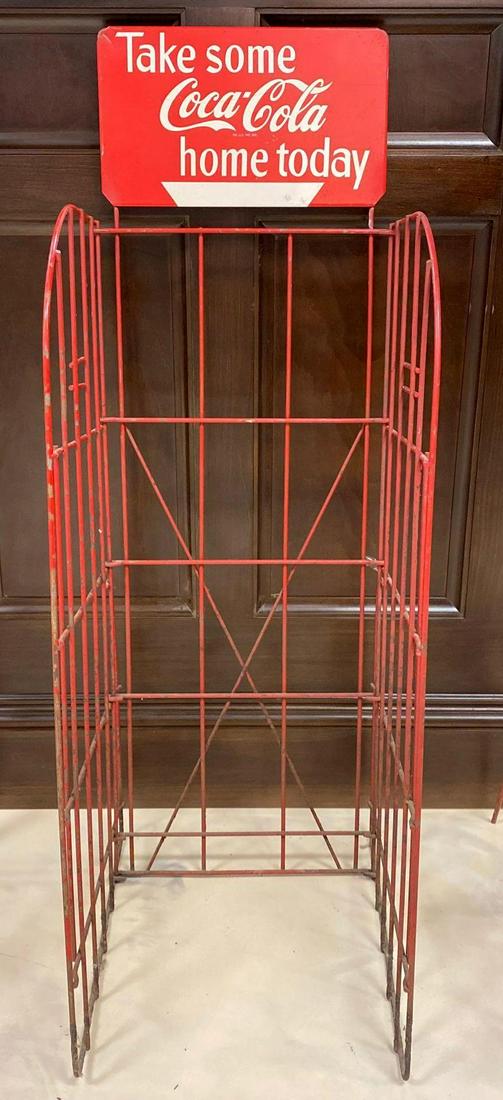 Vintage Coca Cola Bottle Store Display Rack (1 of 3)