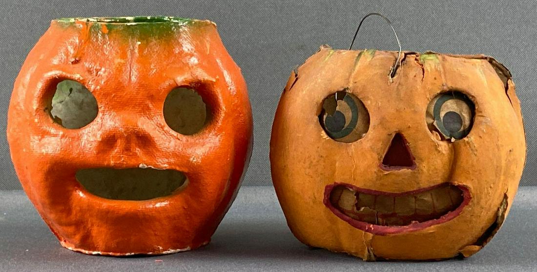 Group of 2 Antique Paper Mache Jack O lantern Sep 11, 2021 Matthew