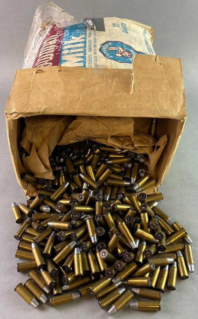 Box of Ammunition 44 Special Smith and Wesson: Remington UMC Ammo. Box measures approximately 5 3/4 x 9 x 11 1/2 inches.