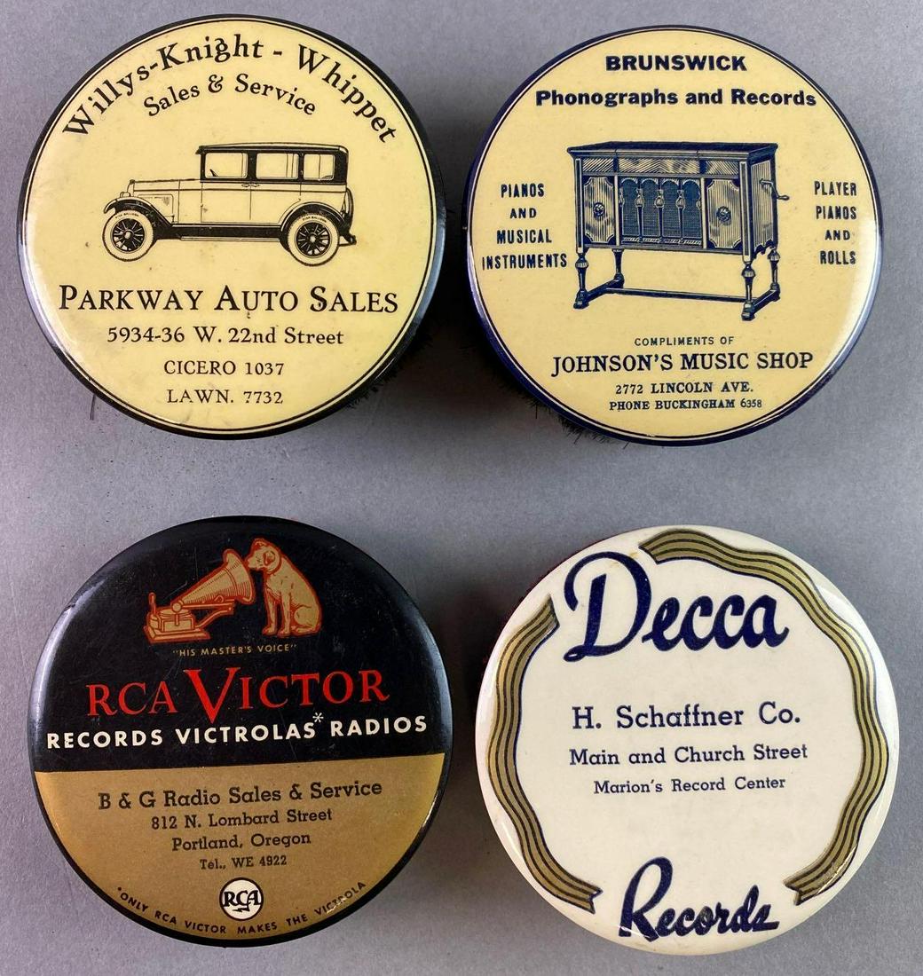 Group of 4 Advertising Record cleaners (1 of 2)