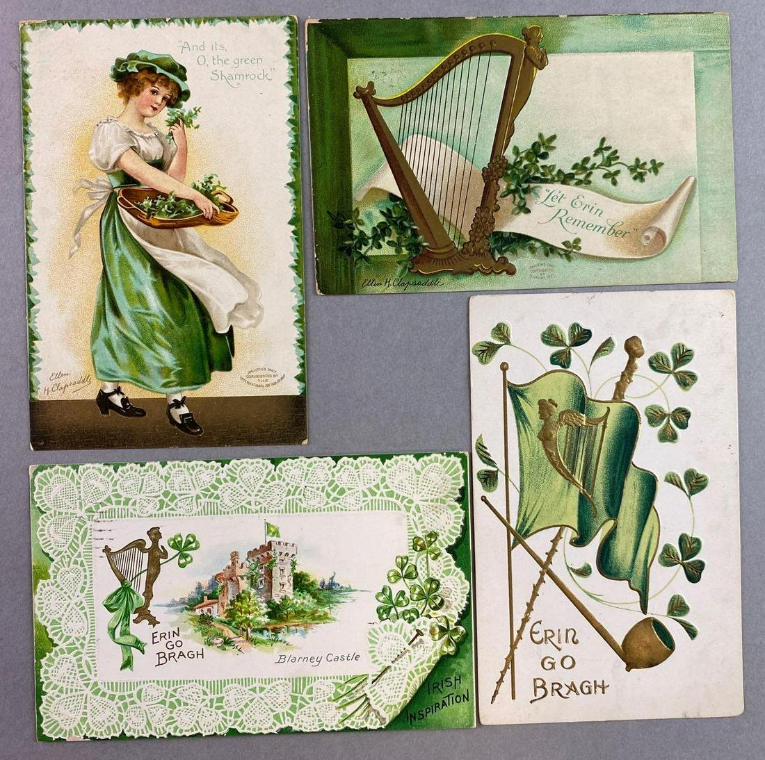 Postcards-St Patricks Day Artist Signed Embossed Bas (1 of 3)