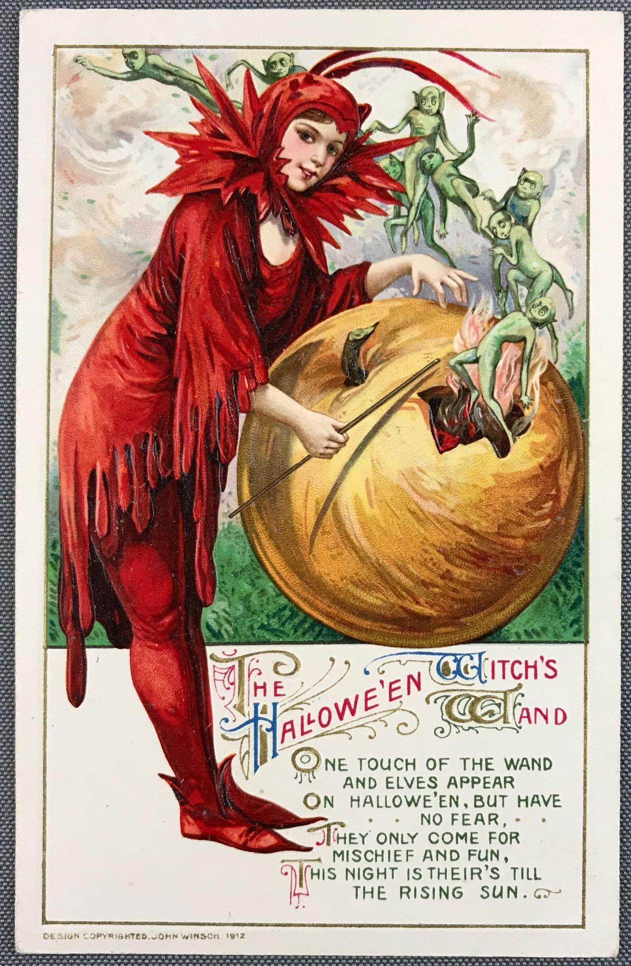 Postcard - Halloween Winsch Schmucker (1 of 2)