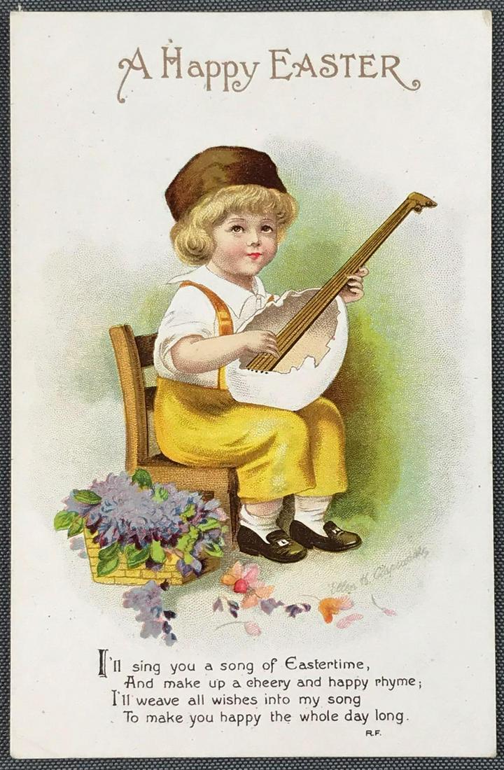 Postcard - Easter Clapsaddle (1 of 2)