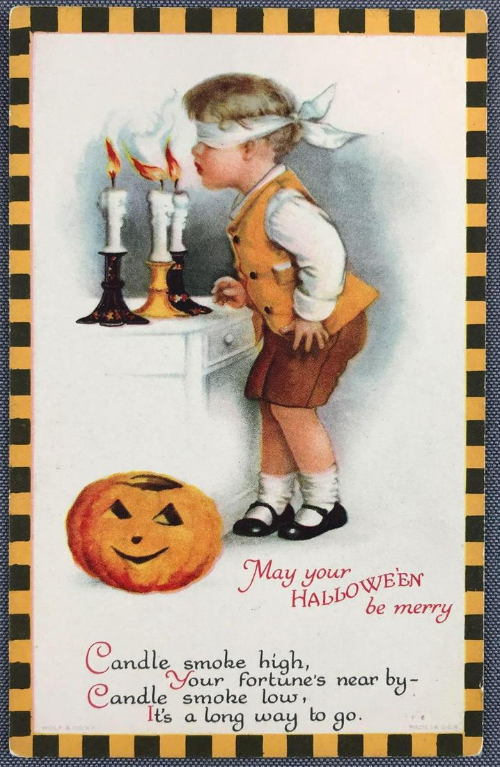 Postcard - Halloween Wolf (1 of 2)