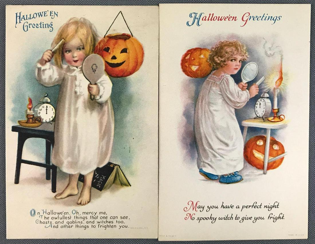 Postcards - Halloween Wolf Clapsaddle (1 of 2)