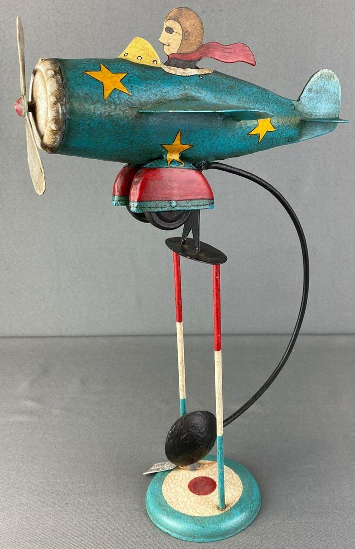 Flying Ace Metal Balance Toy: 16 inches tall, Modern