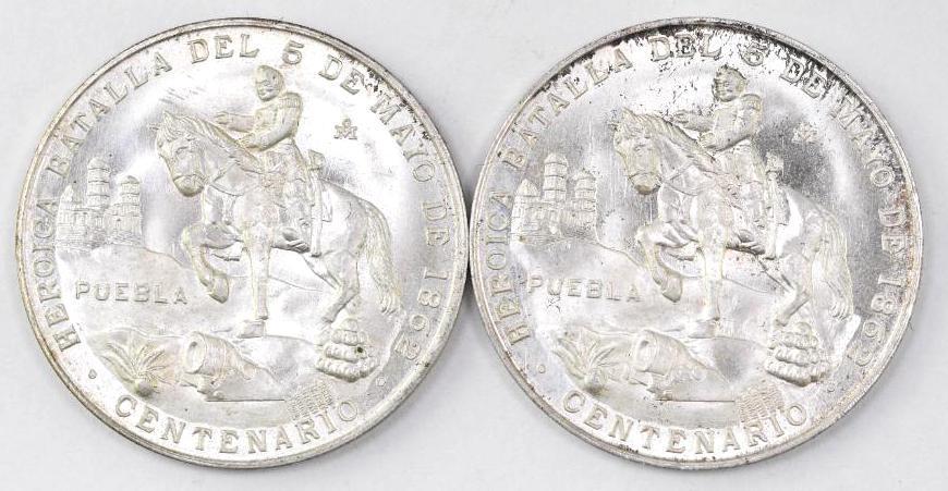 Group of (2) 1962 Mo Mexico Silver Medal Grove-800a (1 of 2)