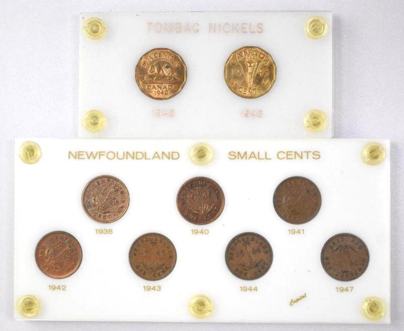 Group of (2) Newfoundland & Canada Coins Sets (1 of 2)
