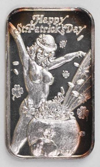 Crown Mint Holiday Beauties Happy St. Patrick's Day Art (1 of 2)