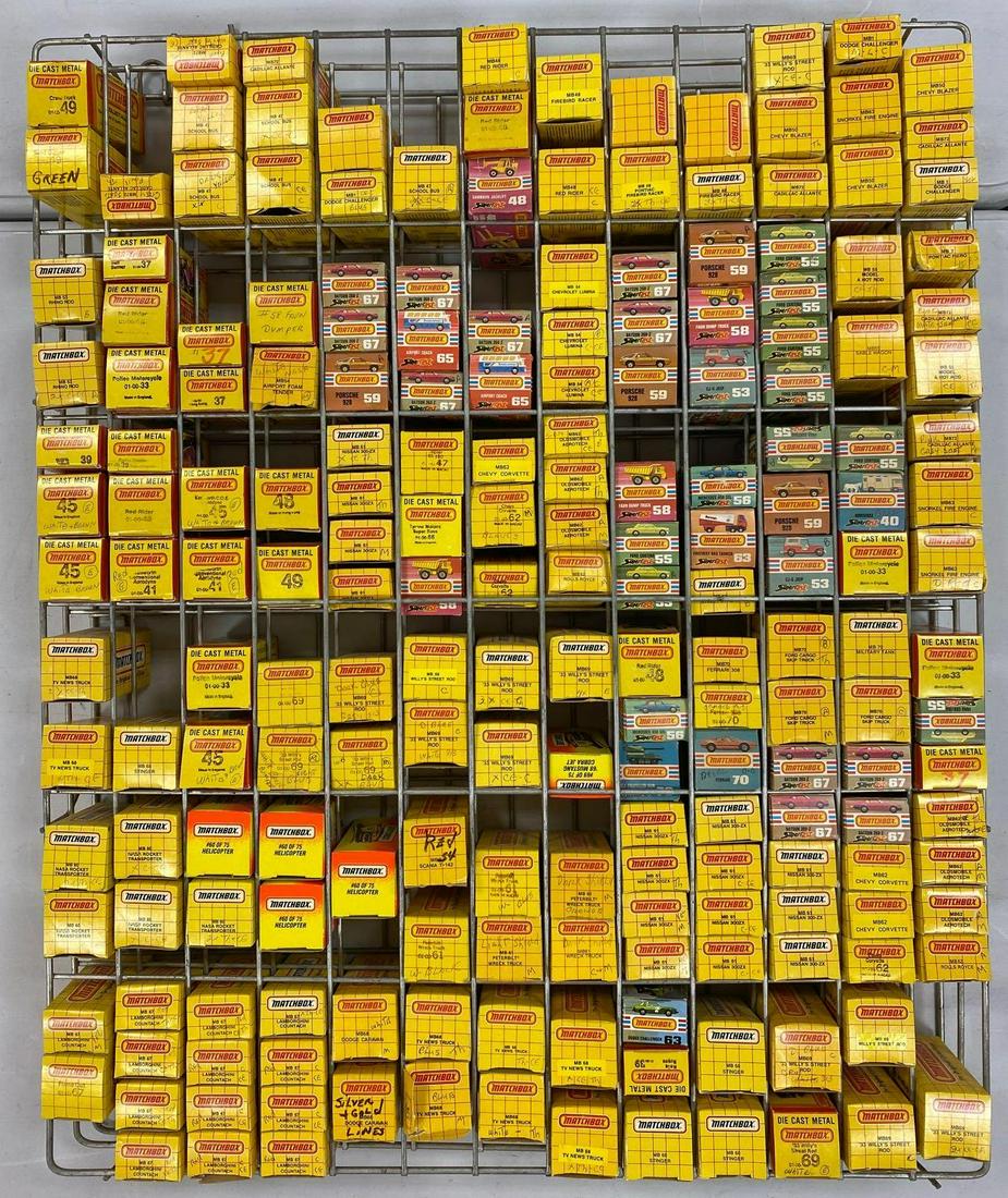 Large group of assorted Matchbox die-cast vehicles (1 of 9)