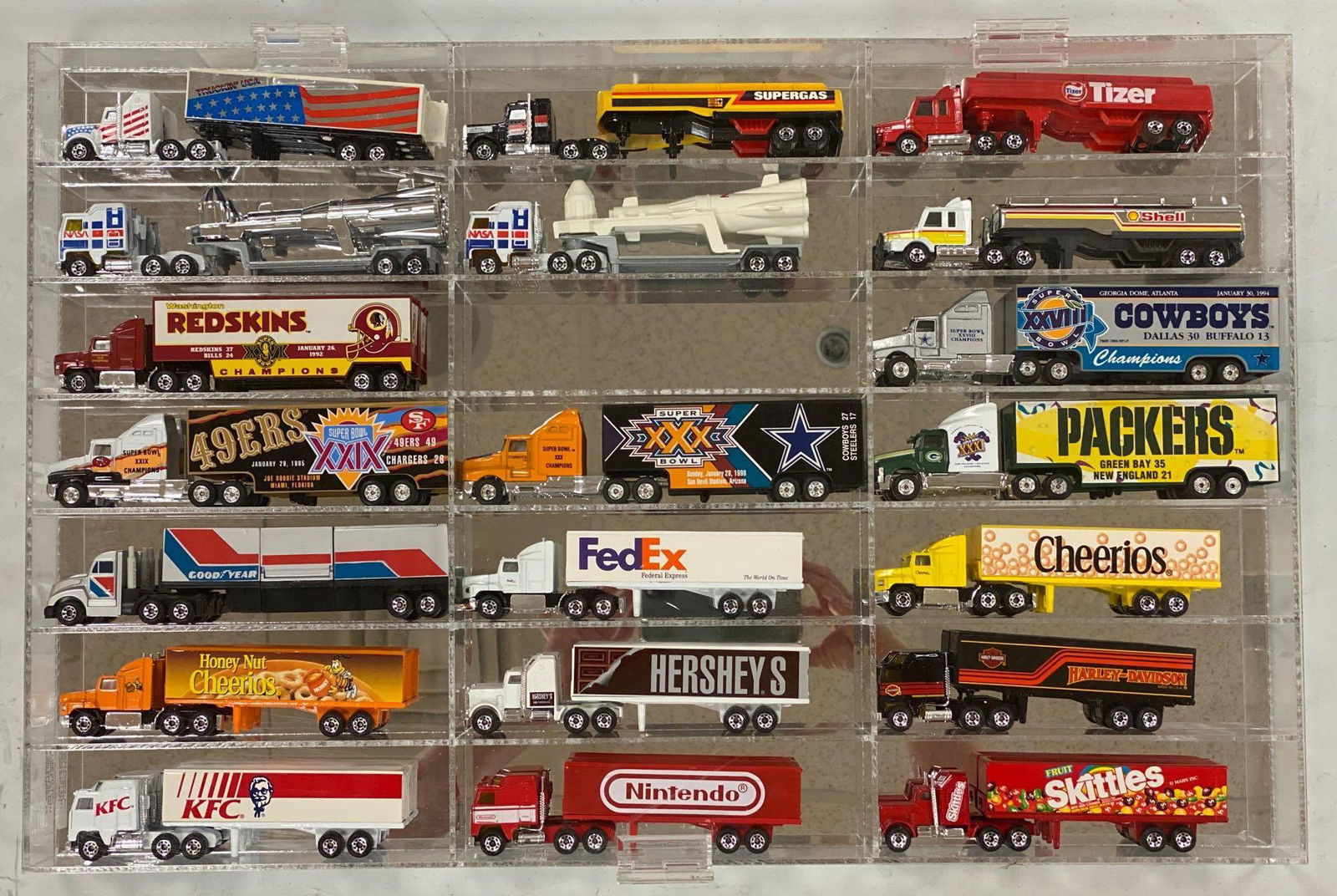 Group of 20 Matchbox die-cast Tractor-Trailers (1 of 4)