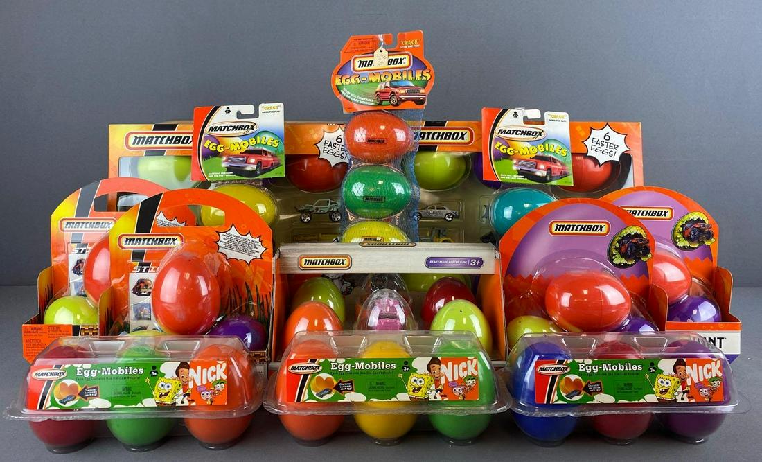 Group of assorted Matchbox Egg-Mobiles sets (1 of 6)