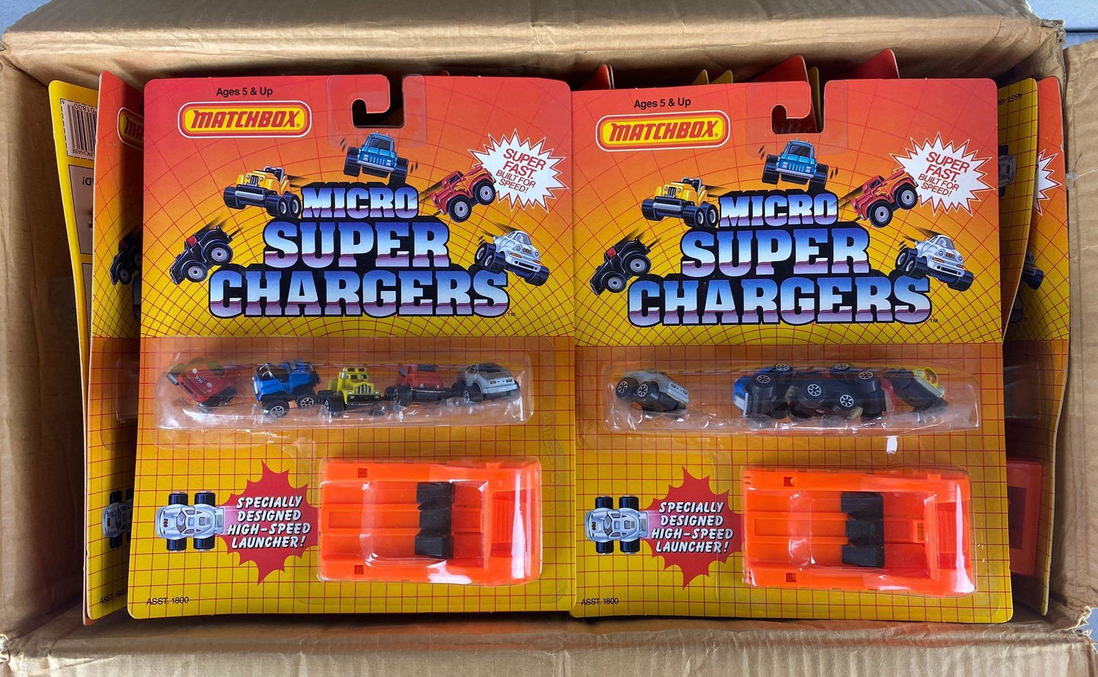 Group of 17 Matchbox Micro Super Chargers sets (1 of 5)