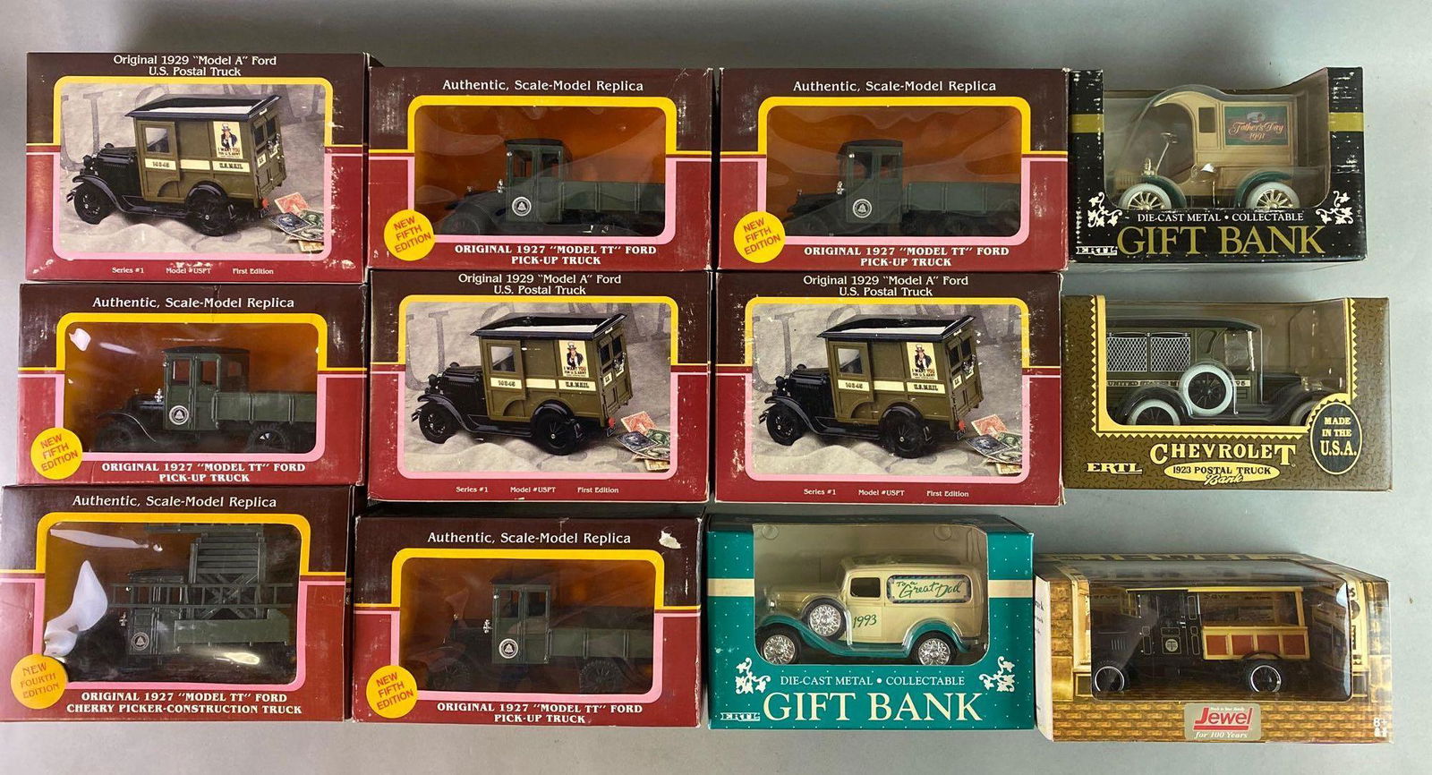 Group of 14 Scale Model Trucks (1 of 2)