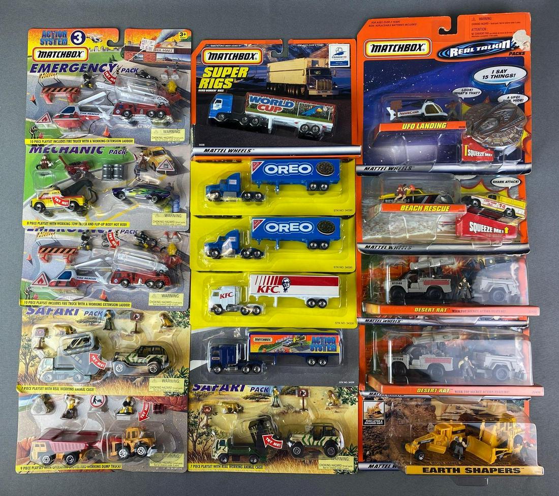 Group of Matchbox Die Cast Vehicles and Sets (1 of 7)