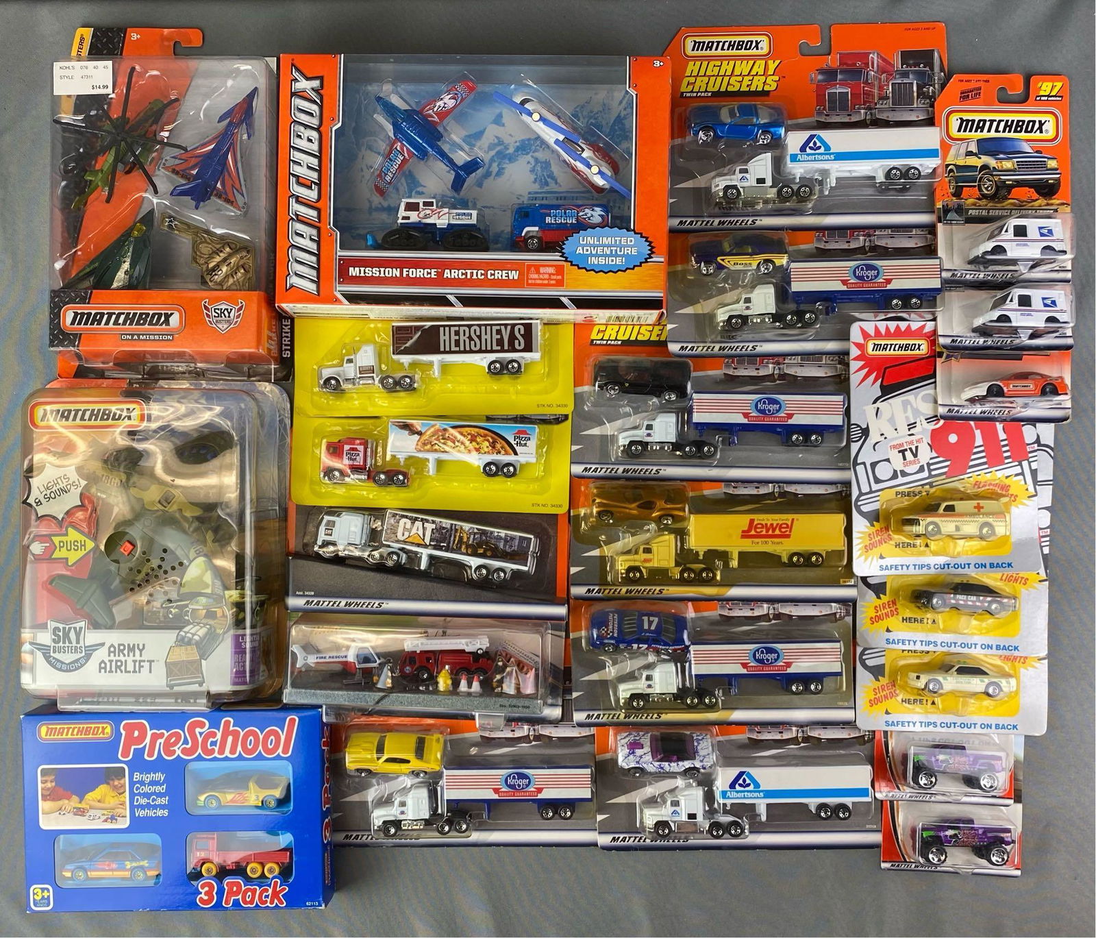 Group of Die Cast Vehicles and Sets (1 of 5)