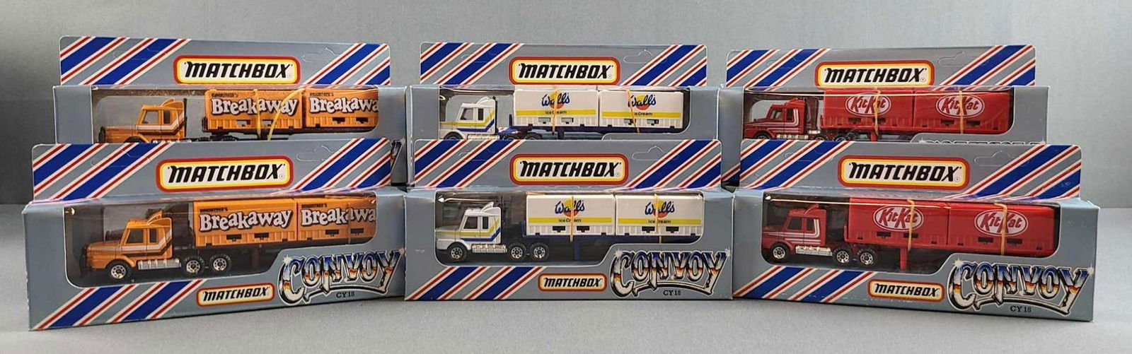 Group of 15 Matchbox Convoy die cast trucks (1 of 2)