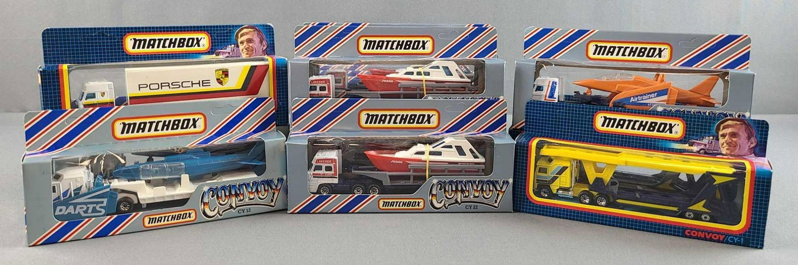 Group of 15 Matchbox Convoy die cast trucks (1 of 2)