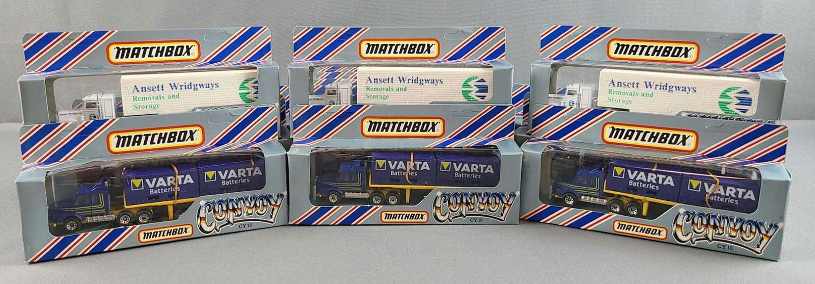 Group of 15 Matchbox Convoy die cast trucks (1 of 2)