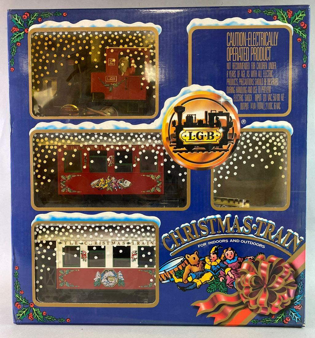 LGB Model Railroad G Guage Christmas Train: Model #20540US