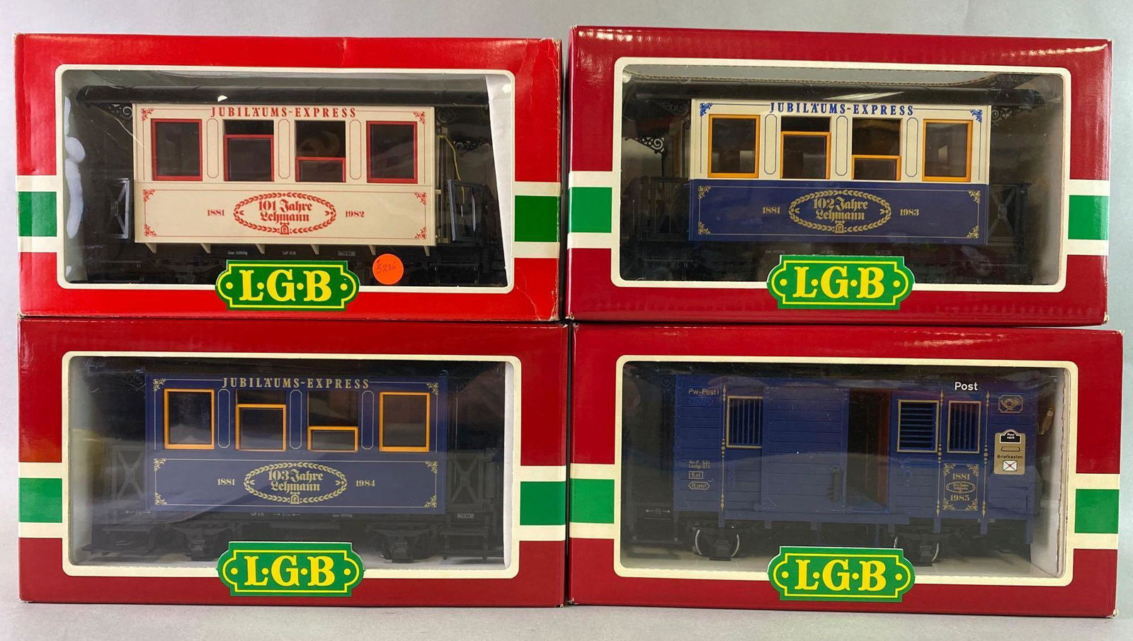 Group of 4 LGB Annual Christmas Rolling Stock (1 of 2)