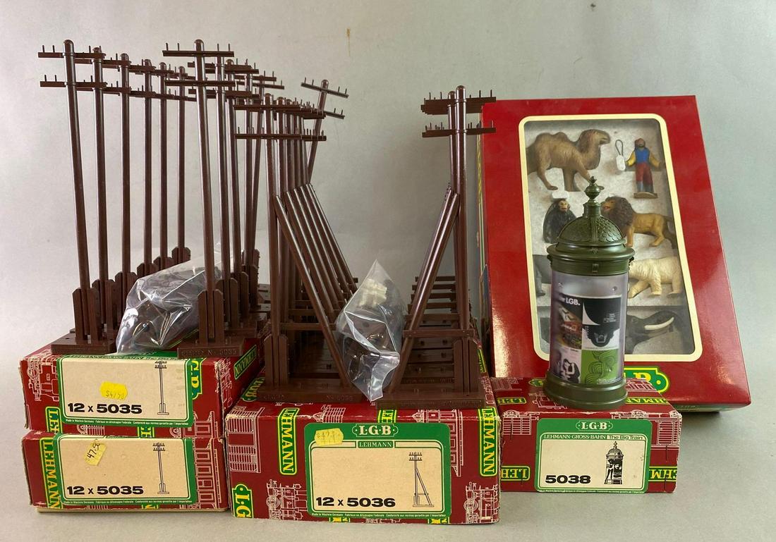 Group of LGB Model Railroad Accessories (1 of 3)